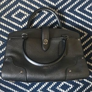 Coach small Mercer satchel 24 gunmetal